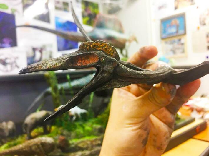 Quetzalcoatlus Flying (Small/Medium/Large size) 3d printed