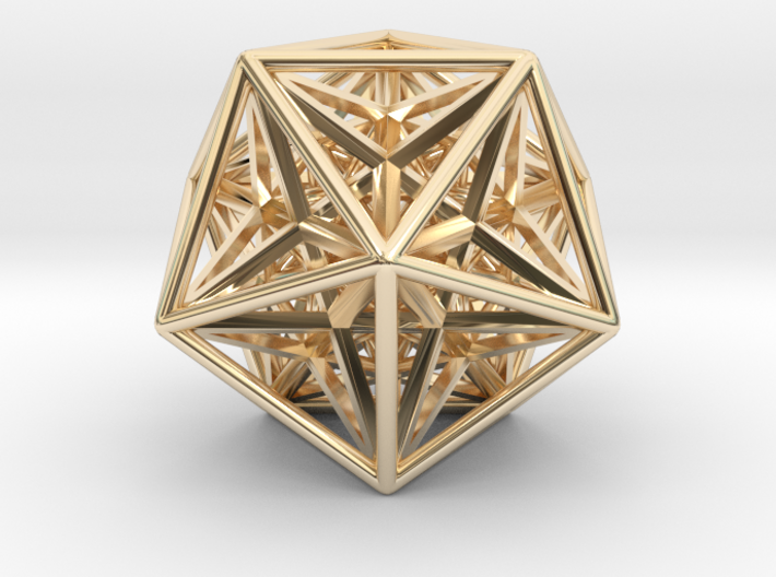 Super Icosahedron 1.5&quot; 3d printed
