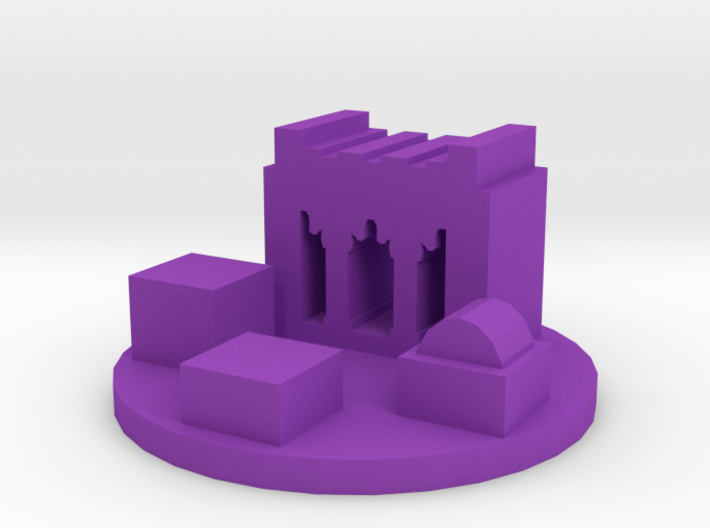 Game Piece, Ancient Persian City Token 3d printed