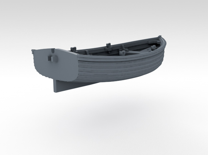 1/96 Scale Allied 10ft Dinghy 3d printed 3d render showing product detail