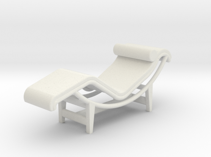 1:48 Le Corbusier Chaise Lounge LC4 Chair 3d printed 