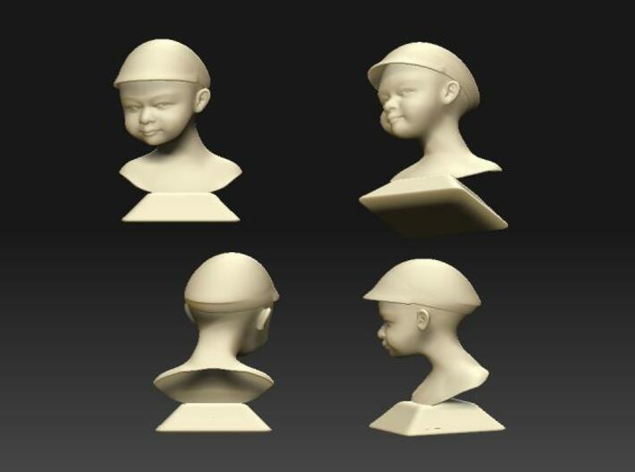 "Who are you?" 3d printed Description