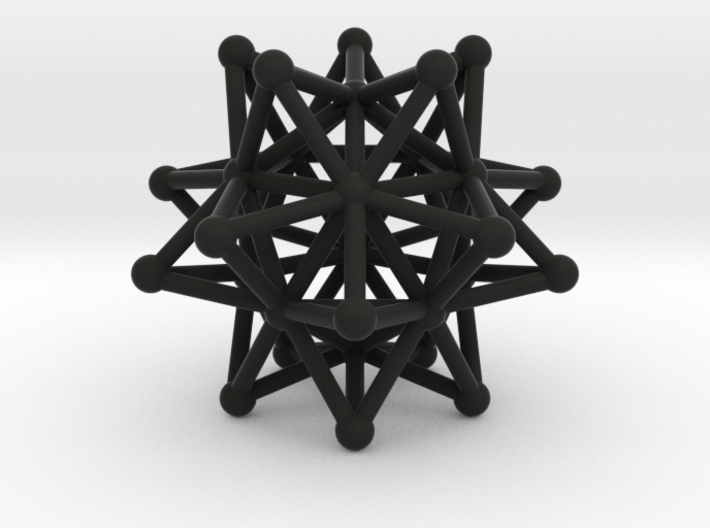 Stellated Icosahedron - 20 Pointed Merkaba 3d printed