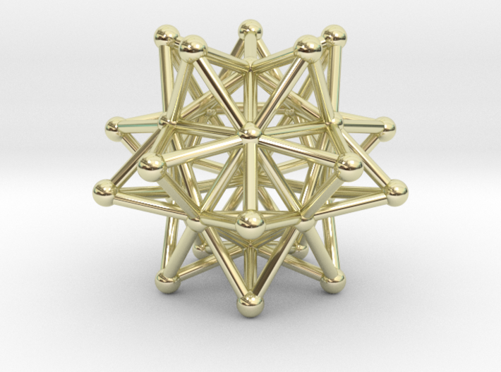 Stellated Icosahedron - 20 Pointed Merkaba 3d printed