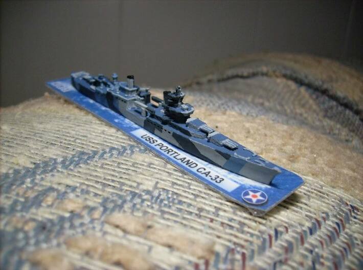 USS Portland 1/1800 3d printed By Jsta