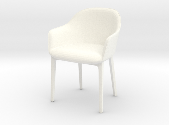 Upholstered Chair, 1:12, 1:24 3d printed 