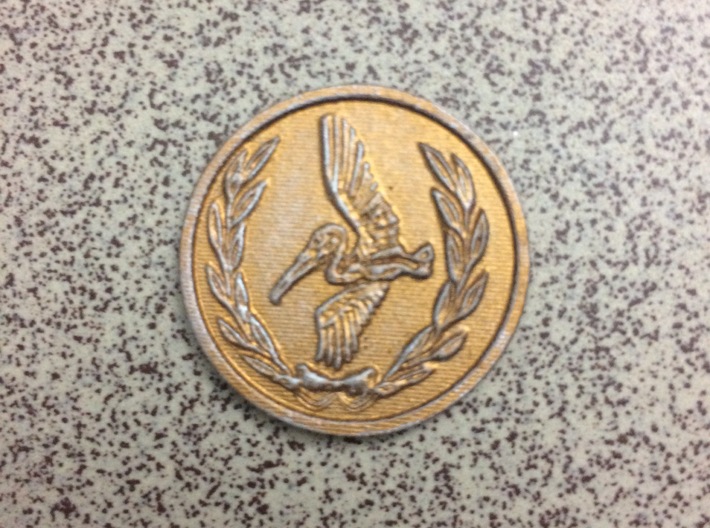 Coin Resident Evil 3d printed