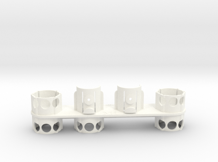For Dyson V7/V8, Right BIG Wall Adapter 3d printed White - slightly cheaper