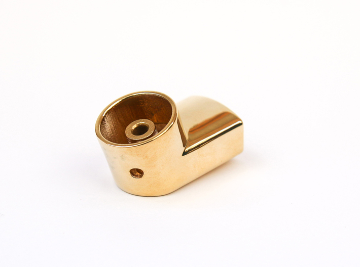 Jewelry-Inhaler Brass 3d printed 