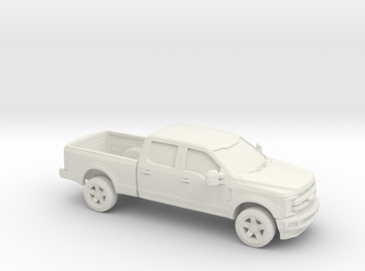 1/87 2017 Ford F-Series Crew/Reg. Bed 3d printed