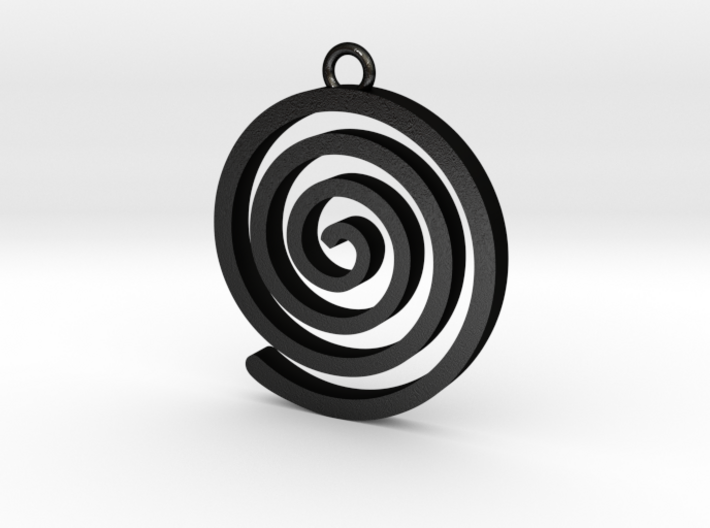 Spiral Pendant 3d printed