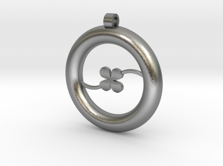 Ring Pendant - Clover 3d printed