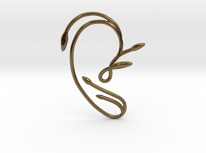 Ear Cuff of Belle (Right Ear) 3d printed