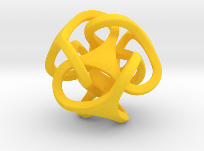 Interlocking Ball based on Tetrahedron 3d printed