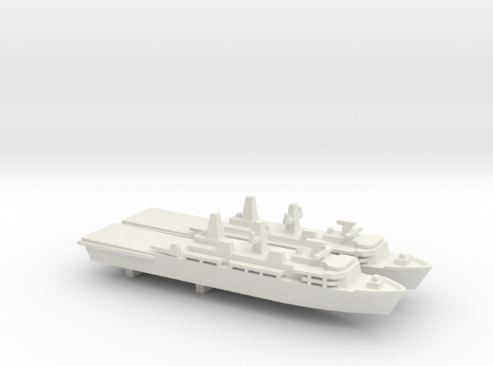 Albion-class LPD x 2, 1/2400 3d printed