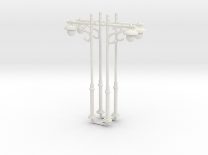 4pcs: N/OO Scale Lamp 3d printed