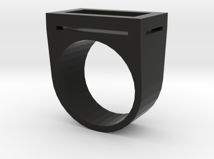 Yin Ring 3d printed 