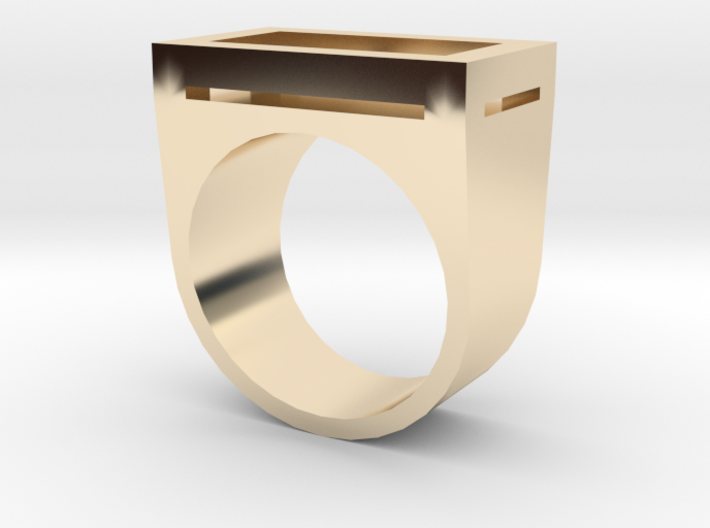Yin Ring 3d printed