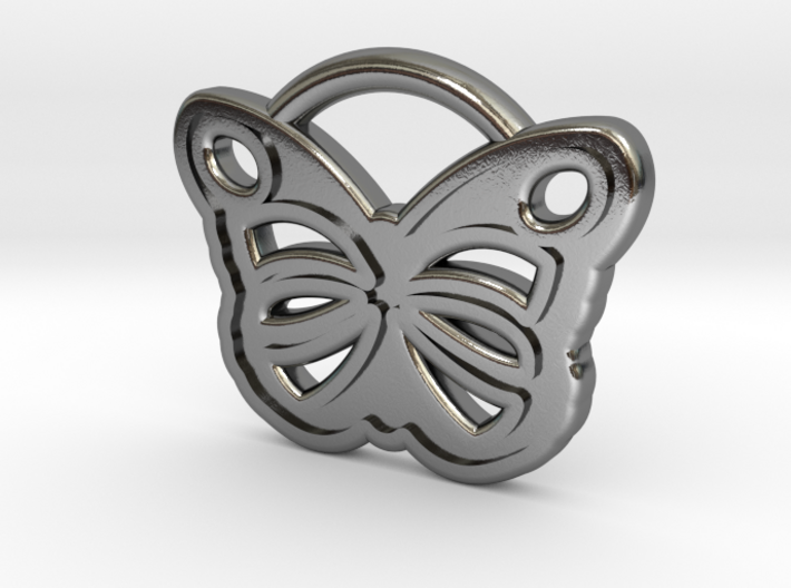 Butterfly Pendant 3d printed