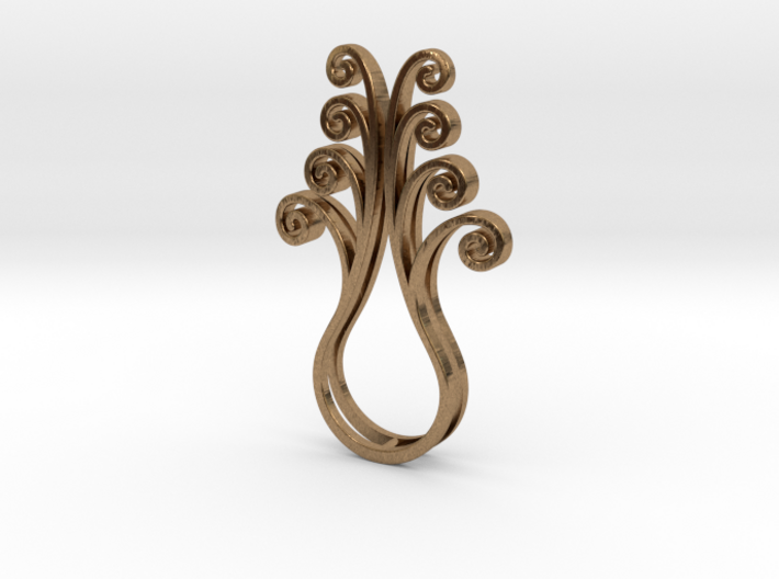 Octopus Meanders - Pendant 3d printed