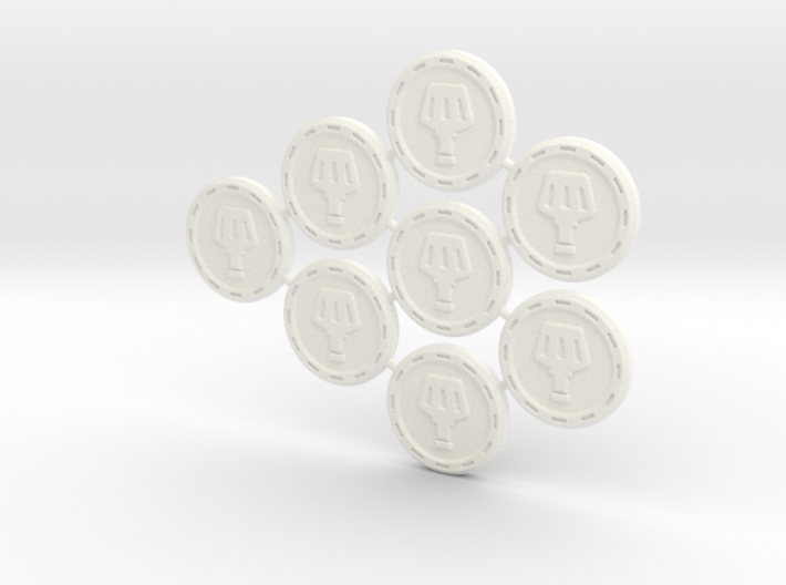 Descent Elixir tokens - LoR (8 pcs) 3d printed 