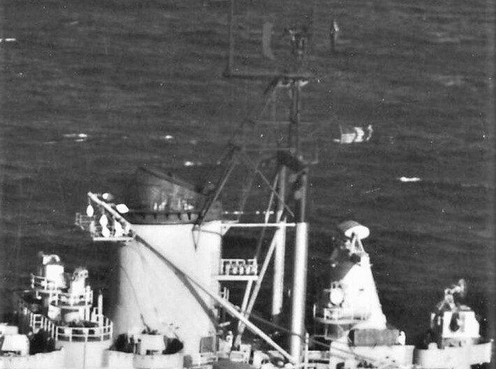 1/200 USS Iowa and USS Wisconsin Quadruped Mast 3d printed 
