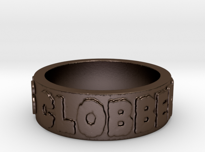 It's Clobberin Time Ring 3d printed