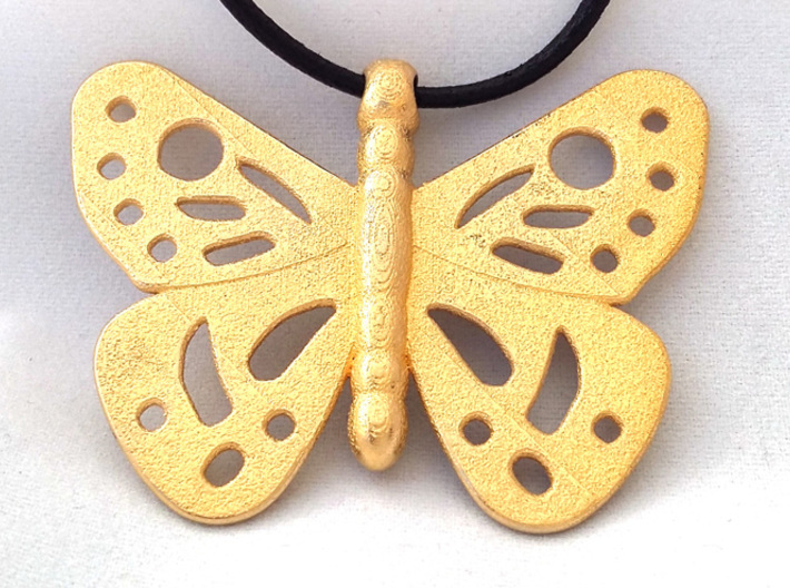 BUTTERFLY PENDANT 3d printed