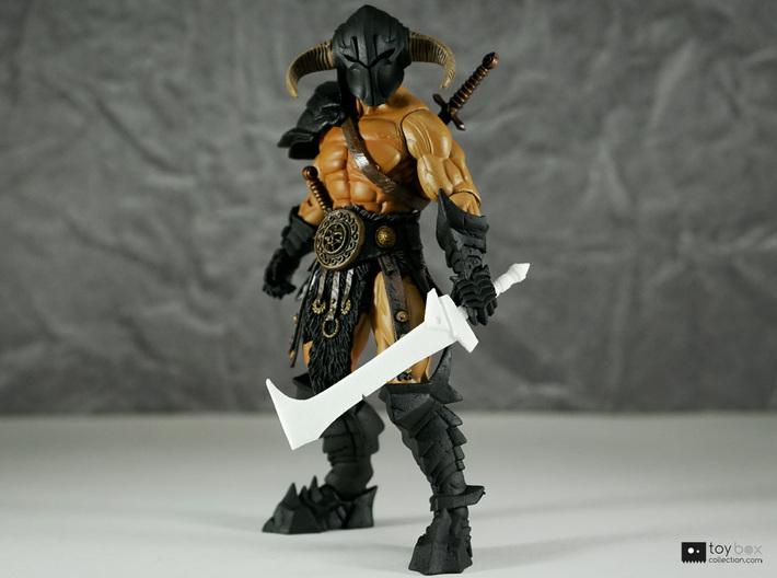 Orc Hunter sword (style 2) for Mythic Legions 3d printed