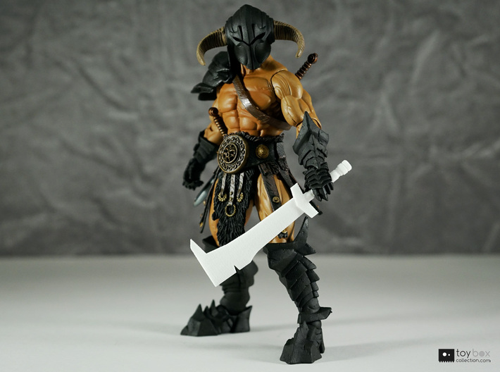 Orc Hunter sword (style 1) for Mythic Legions 3d printed