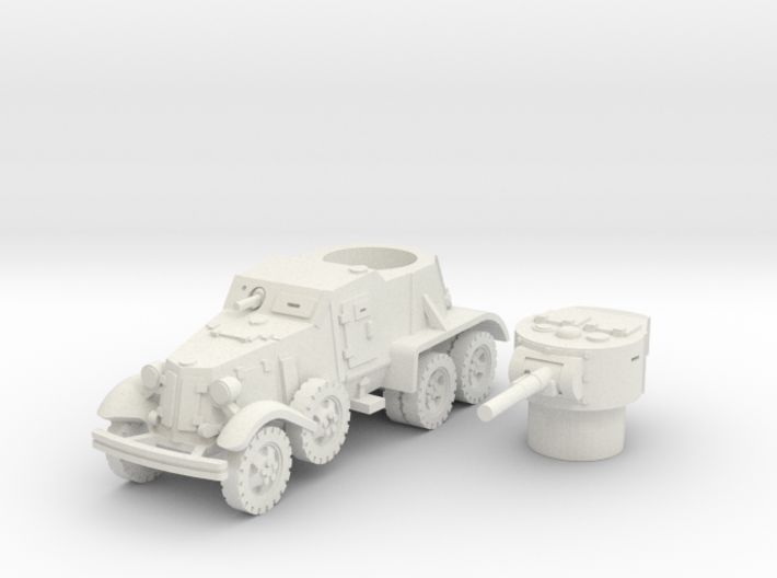 BA 36 with wheels (Soviet) 1/100 3d printed
