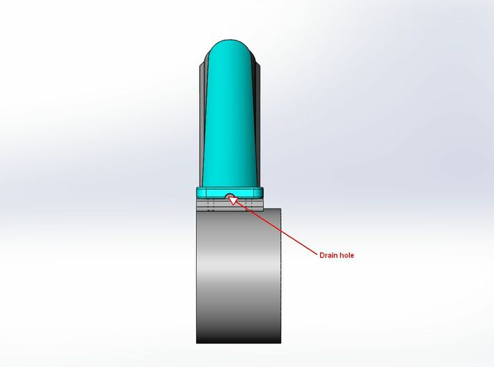 FLX Front Down Tube Guard 3d printed 