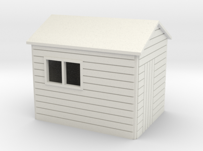 Garden Shed 8 x 6 Apex Roof oo 4mm 3d printed