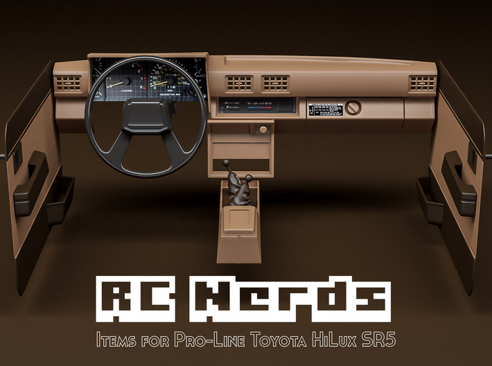 RCN023 stick shifts Toyota HiLux SR5 1985  3d printed 