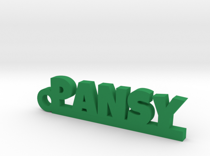 PANSY Keychain Lucky 3d printed