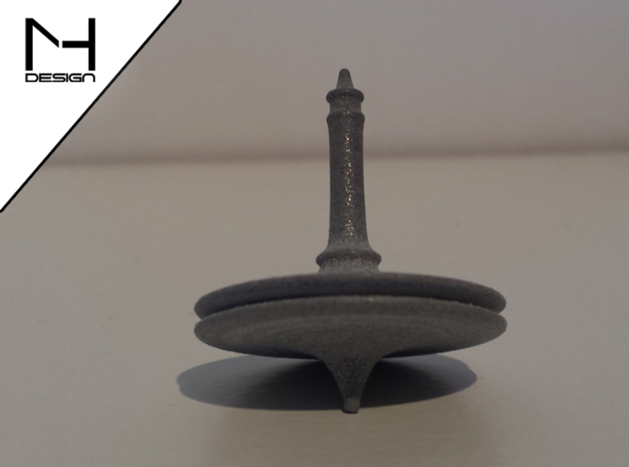 Spinning Top / Tol Double Blade 3d printed Alumide