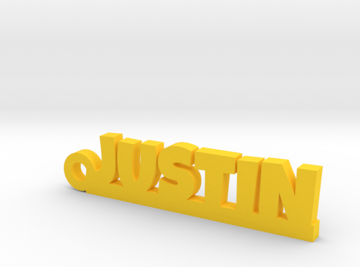JUSTIN Keychain Lucky 3d printed