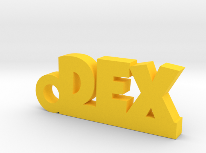 DEX Keychain Lucky 3d printed