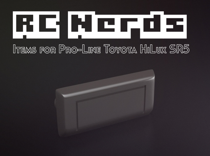 RCN013 rear door handle for Pro-Line Toyota SR5 3d printed
