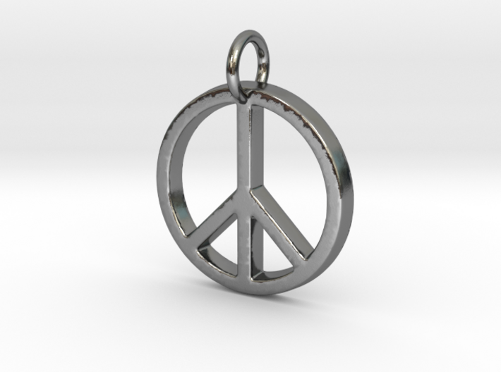 Peace Symbol 3d printed