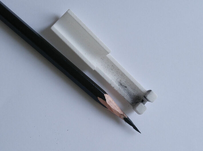 Pencil Holder (for sharpening extra long points) 3d printed