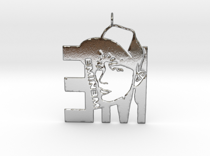 Eminem Pendant - 3D Jewelery - Eminem Fan Pendant 3d printed