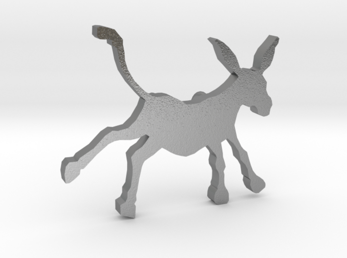 Donkey pendant 3d printed