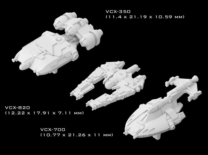 (Armada) Transports Set VII 3d printed