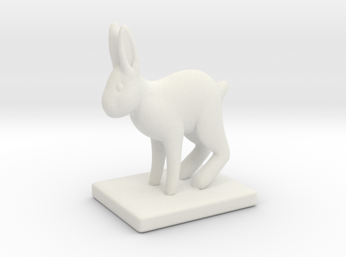 Rabbit 3d printed