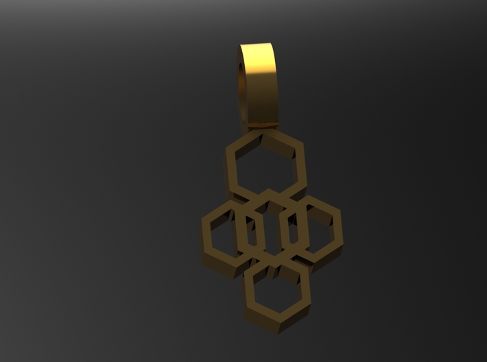 Mineral Pendant 3 3d printed 
