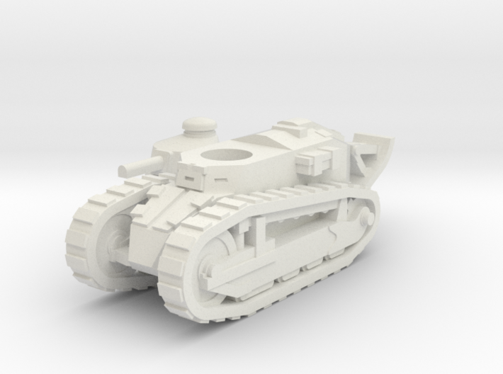 Renault FT tank (French) 1/100 3d printed