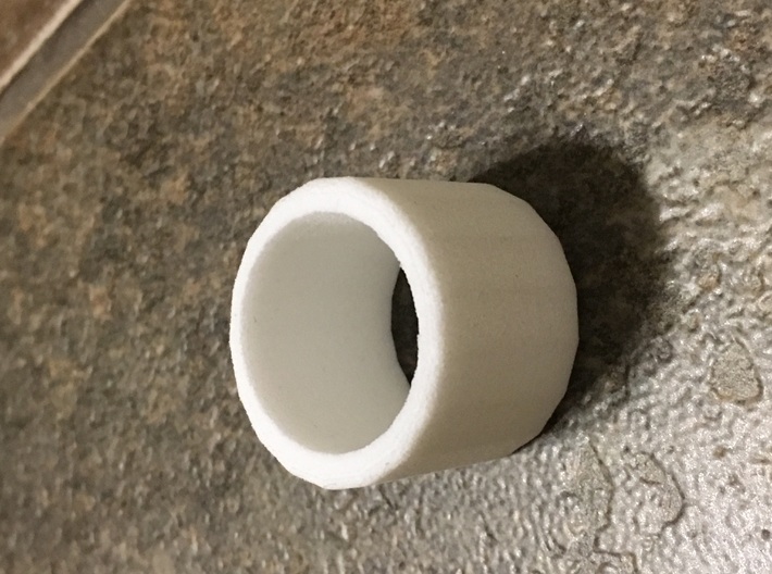 Ring/Rolling desk toy 3d printed For size comparison 