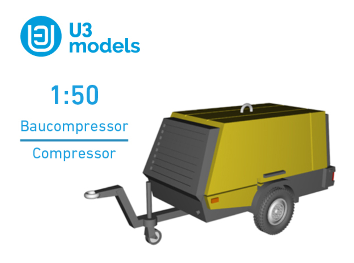 1:50 Baukompressor / Construction Compressor 3d printed