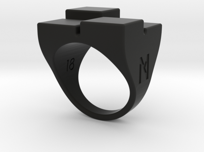 MizNK Ring NO.9 3DPrinting Jewelry Inspired by Bri 3d printed